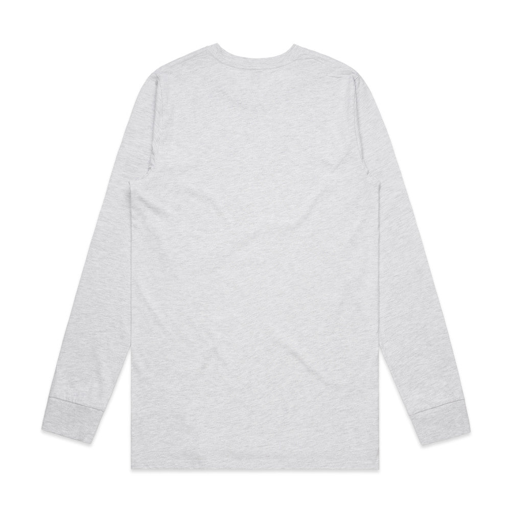 AS Colour Base L/S Tee - Ash Heather - 3XL