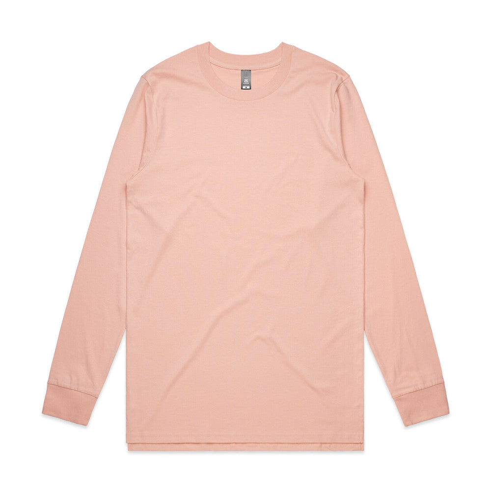 AS Colour Base Long Sleeve Tee - Pale Pink - 2XL