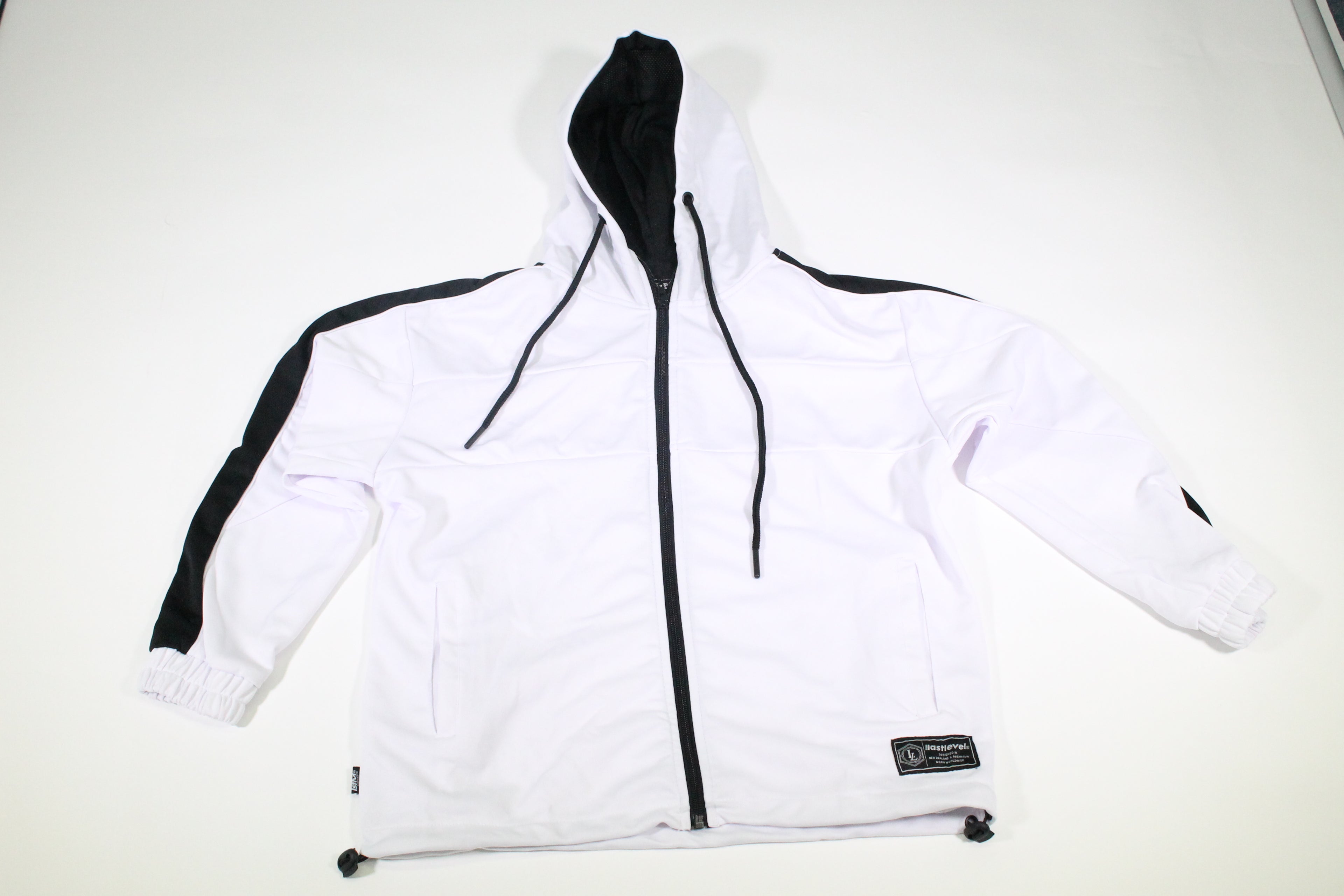 LastLevel Plain Track Jacket Adults & Youth - White