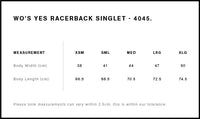 Women's AS Colour Yes Racerback Singlet - L