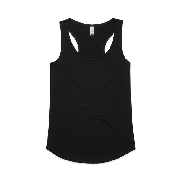 Women's AS Colour Yes Racerback Singlet - Black - L