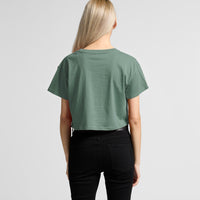 Women's AS Colour Crop Tee - Black - M