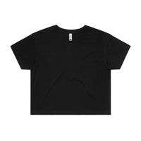 Women's AS Colour Crop Tee - Black - M