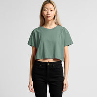 Women's AS Colour Crop Tee - Black - M