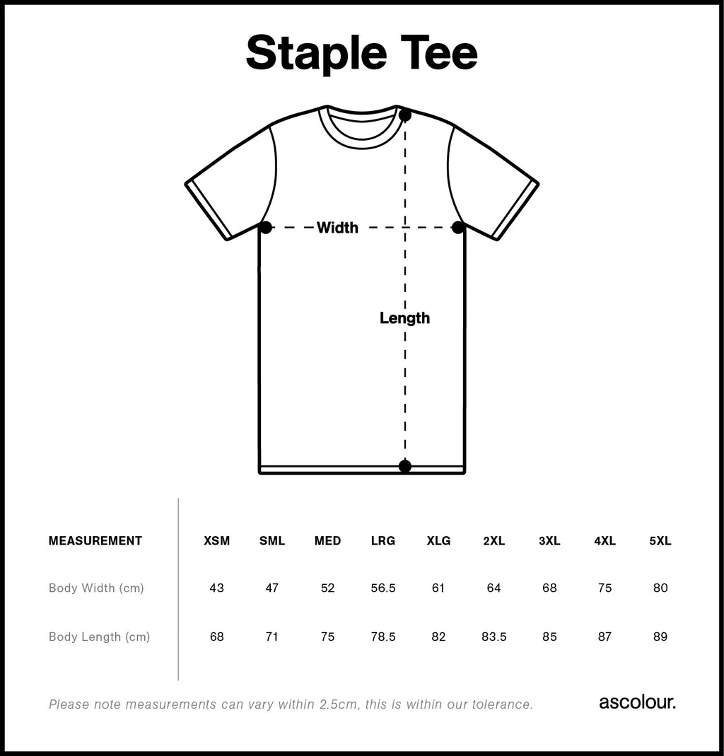 AS Colour Staple Tee - Mineral - XL