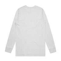 AS Colour Base L/S Tee - Ash Heather - 3XL