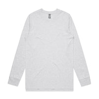 AS Colour Base L/S Tee - Ash Heather - 3XL