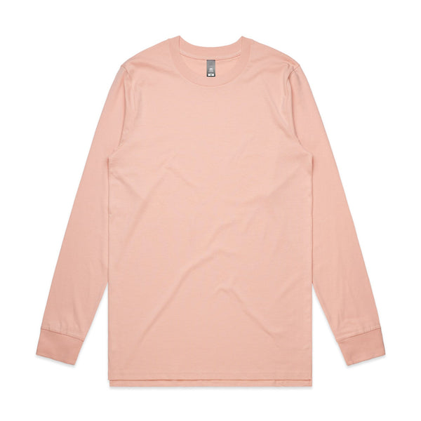 AS Colour Base Long Sleeve Tee - Pale Pink - 2XL