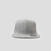 Flexfit Flatpeak - Grey Marle/Green Undervisor