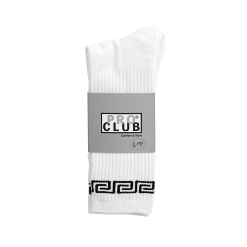 Pro Club PC Link Crew Sock White - Men's Women's - Small (Copy)