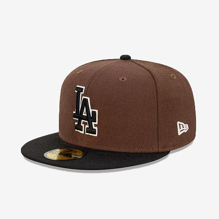 New Era 59Fifty Los Angeles Dodgers Dark Brown Fitted