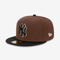 New Era 59Fifty New York Yankees Dark Brown Fitted