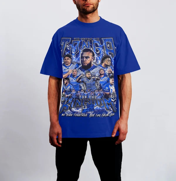 MMT Tonga 676 Graphic Tee Blue Royal - 5XL