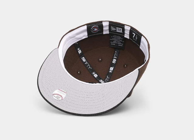 New Era 59Fifty Oakland Athletics Dark Brown Fitted