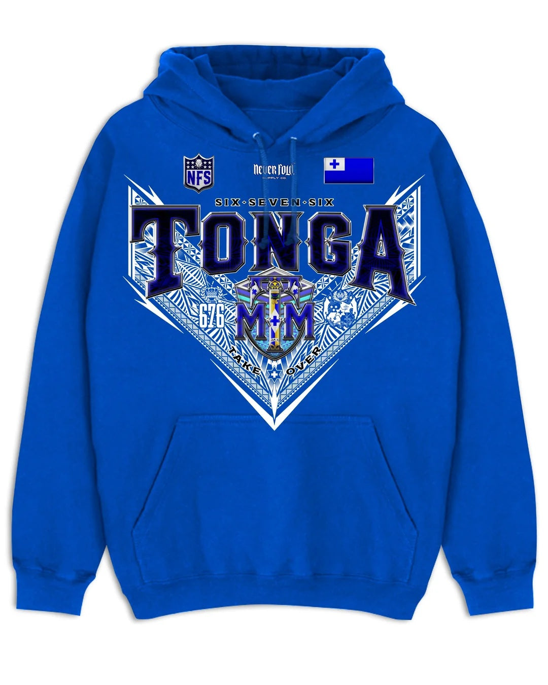 MMT Tonga 676 V League Take Over Blue Royal Hood - L