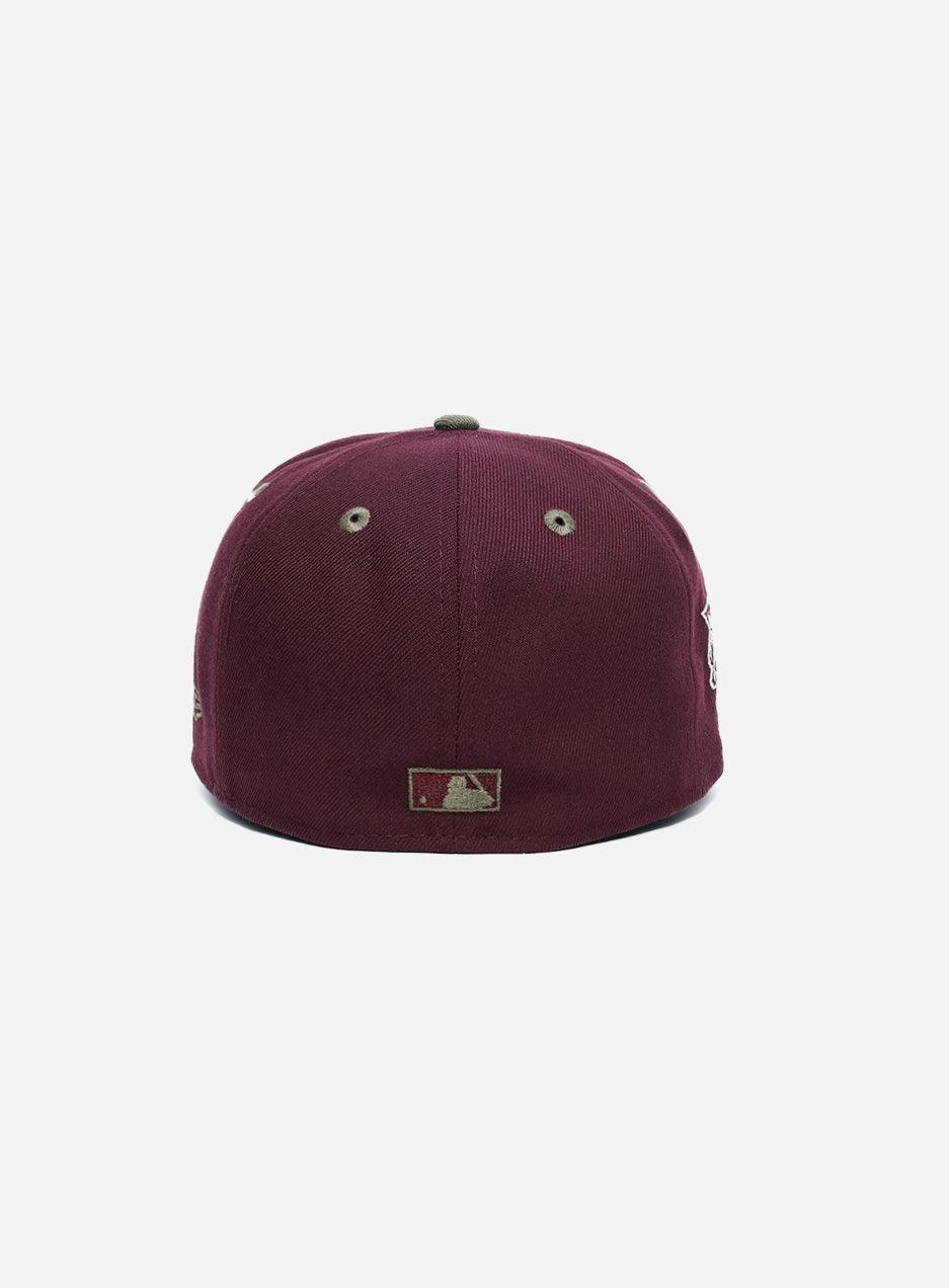 New Era 59Fifty New York Yankees World Series 2000 Burgundy Fitted