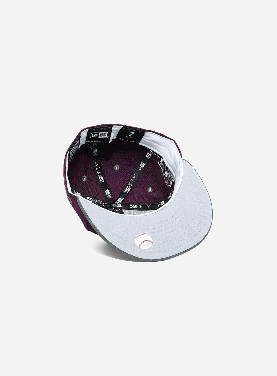 New Era 59Fifty New York Yankees World Series 2000 Burgundy Fitted