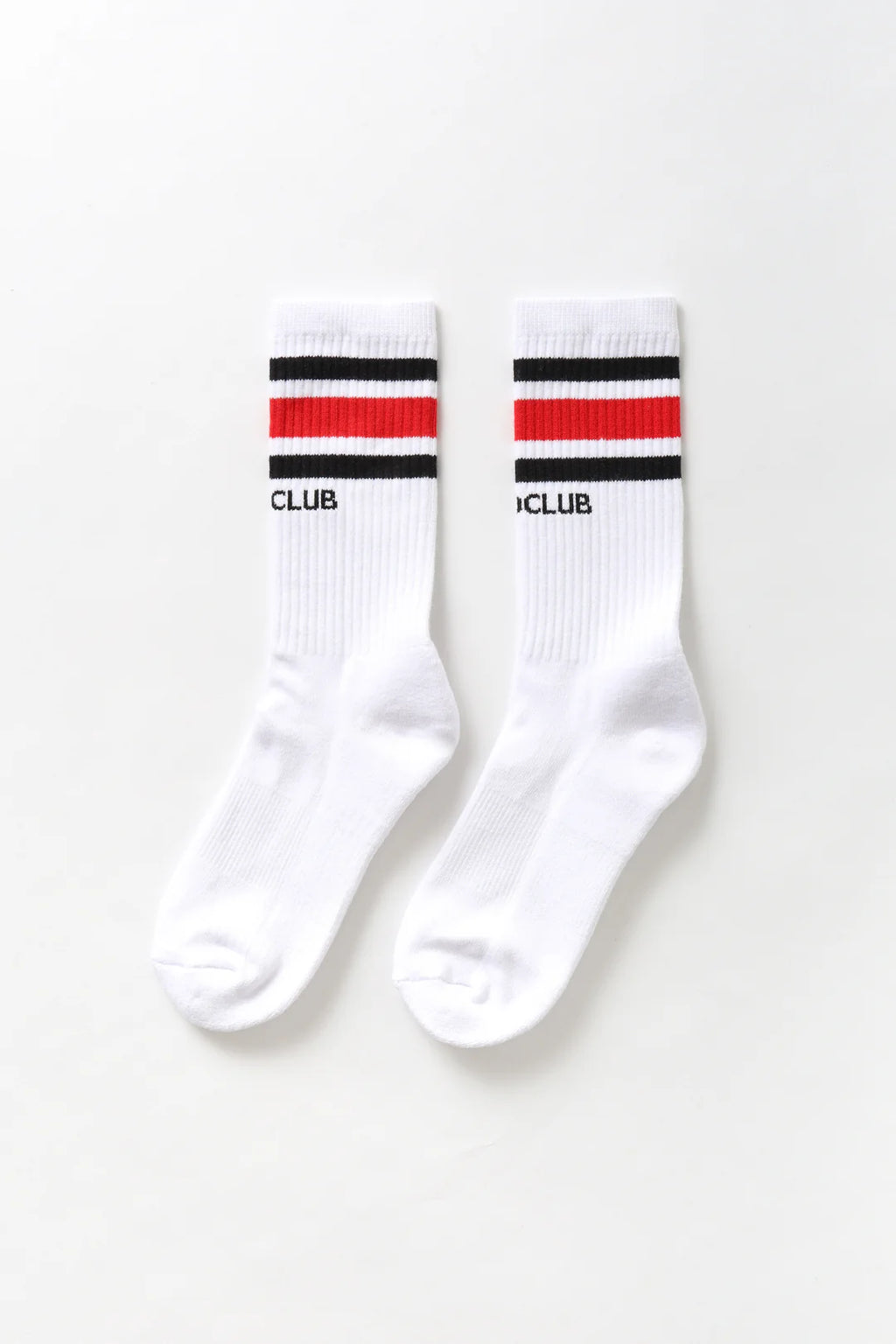 Pro Club Stripe Crew Sock - Men's - Medium - Red/Black