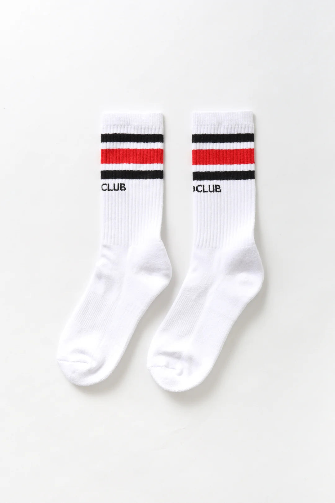 Pro Club Stripe Crew Sock - Men's - Medium - Red/Black
