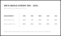 AS Colour Maple Stripe Tee - XSM