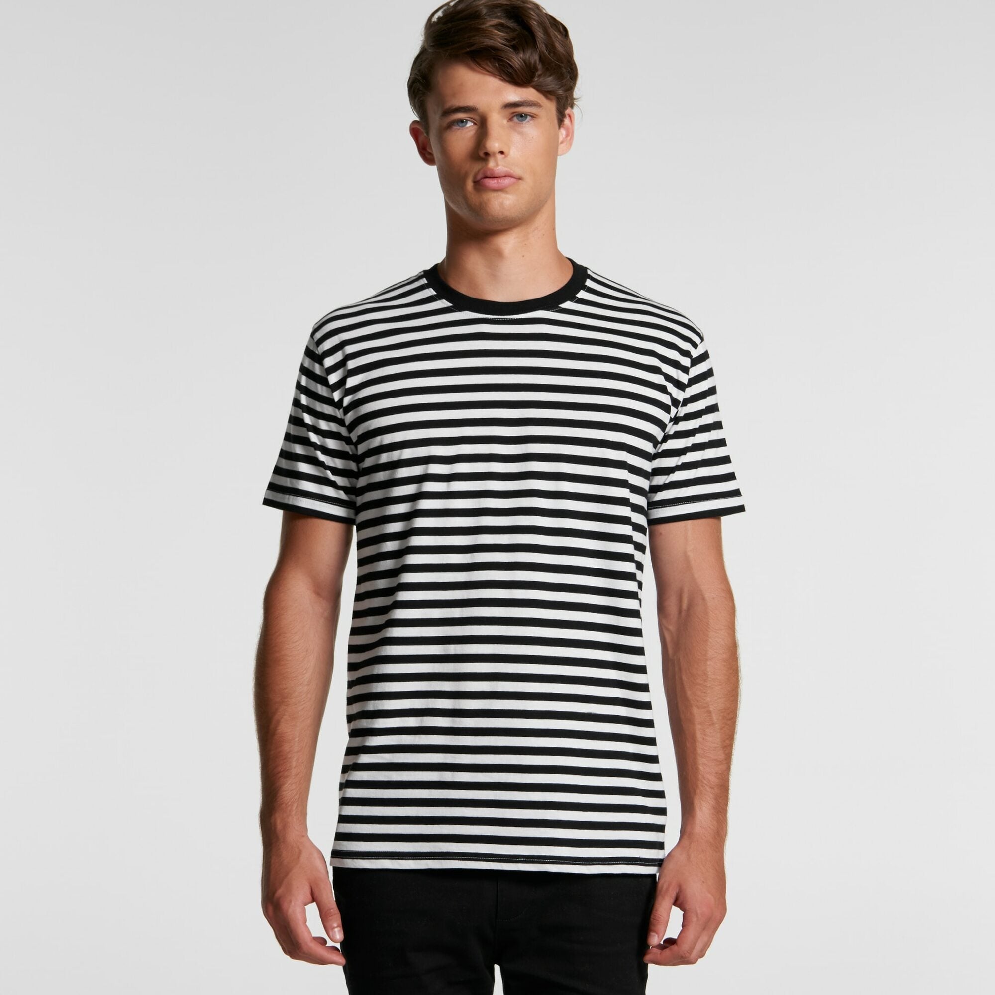 AS Colour Staple Stripe - Black/White - LRG