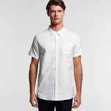 AS Colour Oxford Short Sleeve Shirt - Black - Small