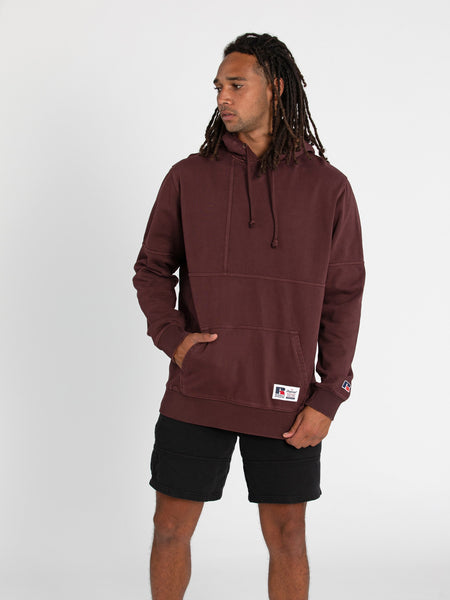Men's Russell Athletic Eagle R Panel Hoodie - Paprika