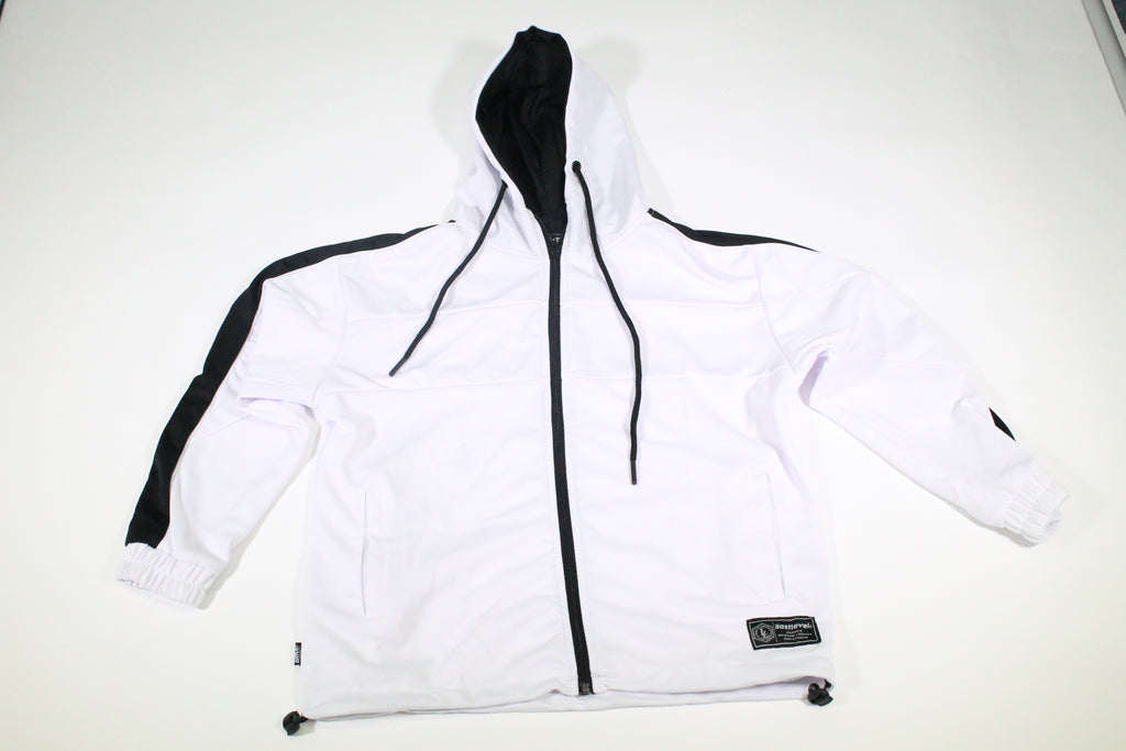 LastLevel Plain Track Jacket Adults & Youth - White