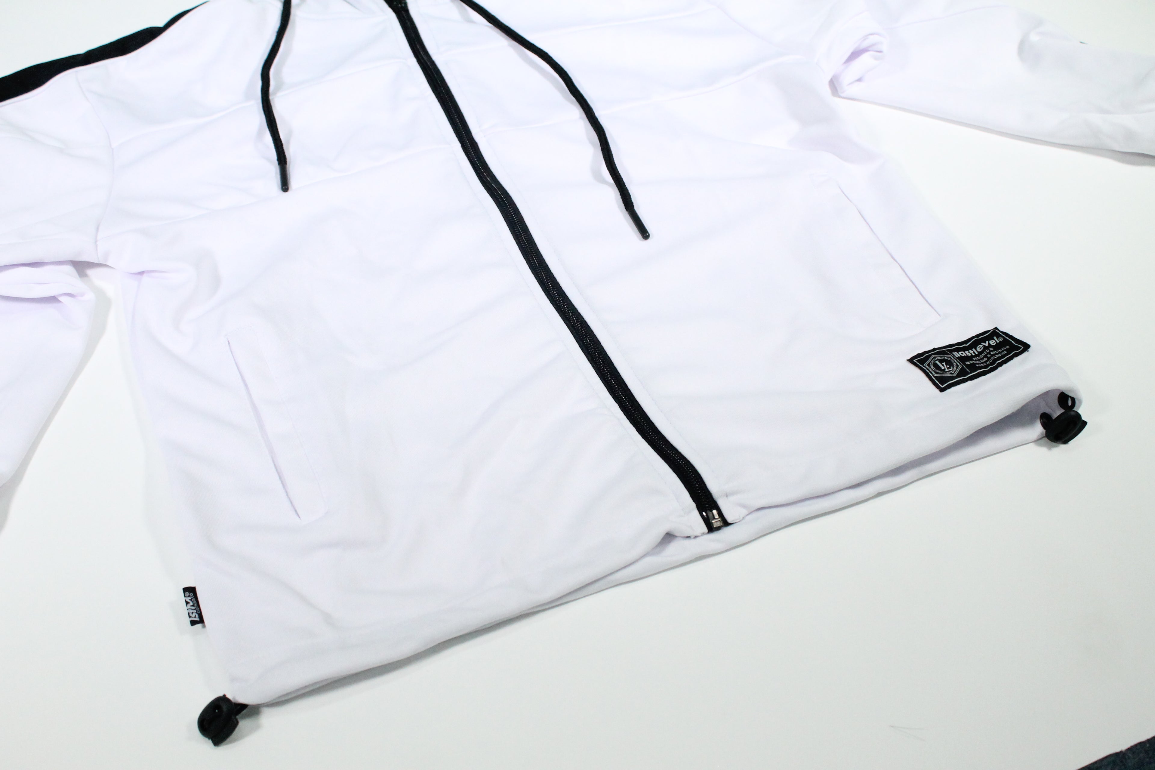LastLevel Plain Track Jacket Adults & Youth - White