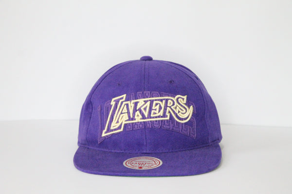 Mitchell & Ness Purple Lakers Deadstock Snapback
