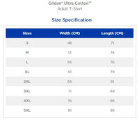 Gildan Ultra Cotton T-Shirt Royal Blue - Medium