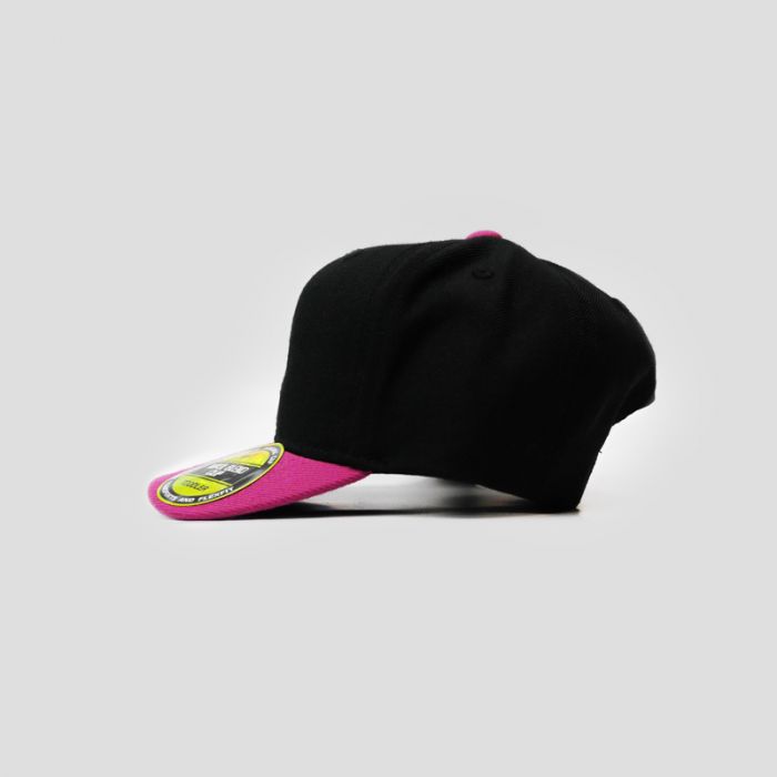 FlexFit Premium Original Wool Blend Clip Toddler - Black/Magenta